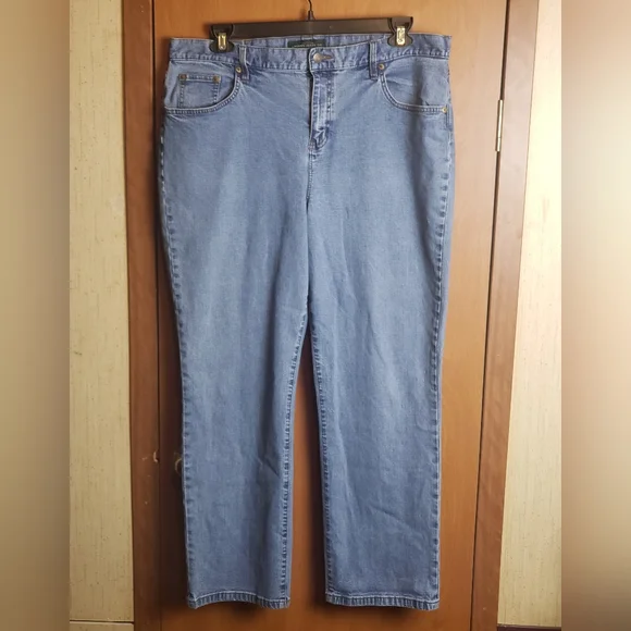 Women's Ralph Lauren Blue Jeans Size 16W - Picture 1 of 12